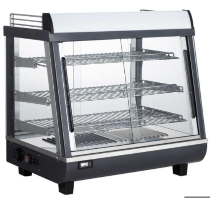Marchia MHCC96 27” Heated Countertop Display, Front & Rear Access