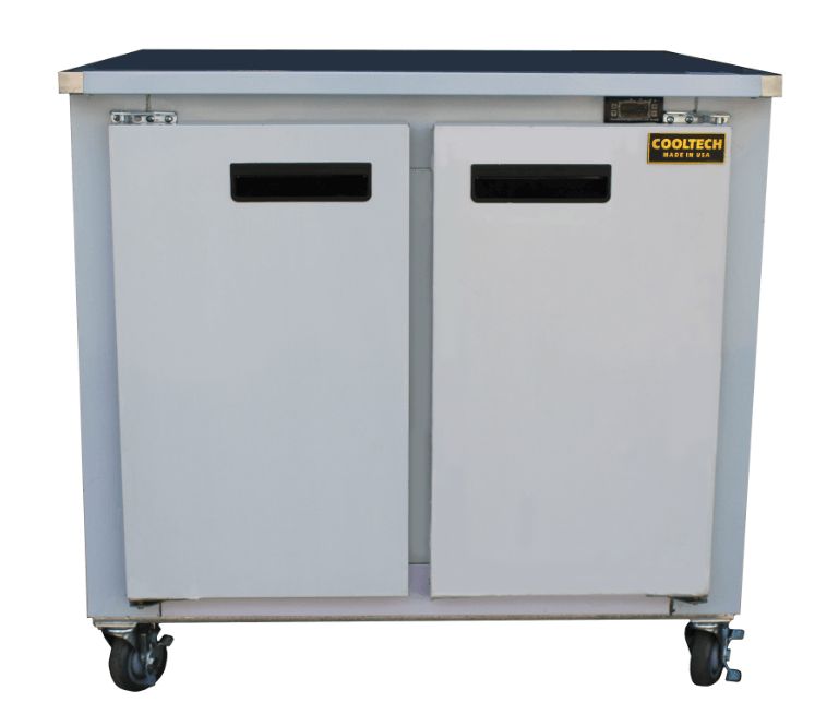 36" 1 1/2-DOOR LOW BOY COOLER