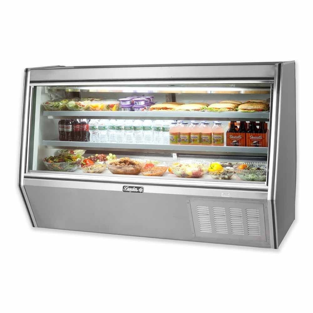 72"W HIGH STRAIGHT GLASS MEAT CASE ETL CERTIFIED