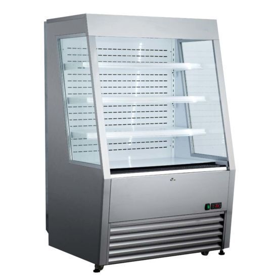 Marchia MDS390-SS 36" OpenAir Refrigerated Display Merchandiser, 60”H S/S