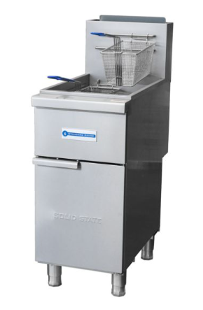 Standard Range SR-F4S-NG 4 tube fryer - NG, 120K BTU - SOLID STATE CONTROL