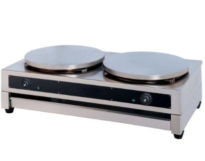 COOKLINE CM-2 Electric dual crepe maker with warming drawer(240V,6000W)