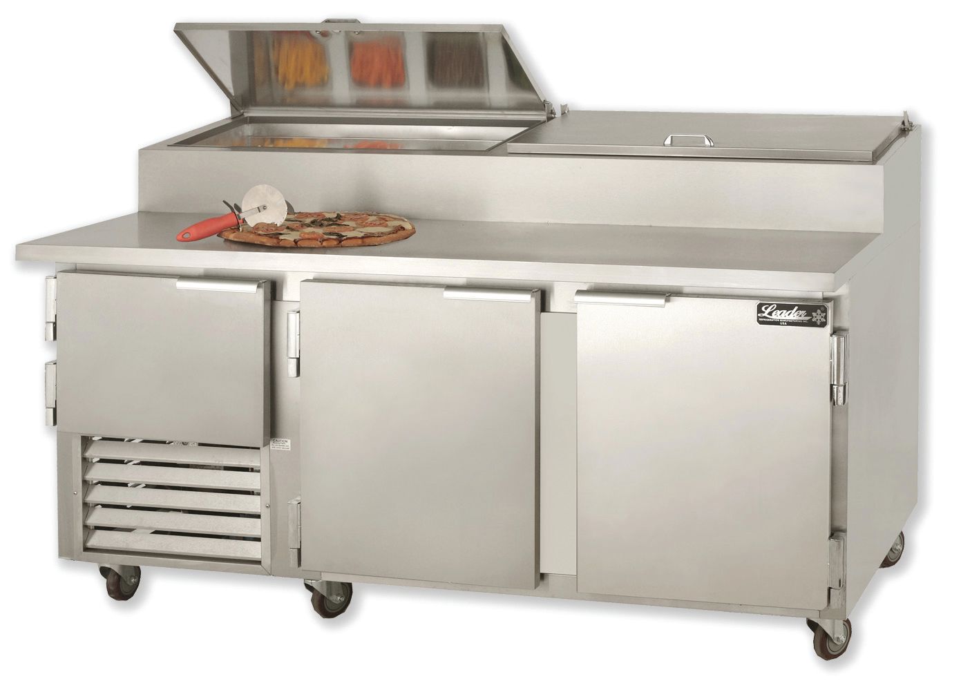 48" 1 1/2-DOOR PIZZA TABLE ETL APPROVED