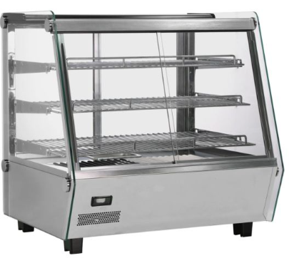 Marchia MHS125 26.7” S/S Heated Countertop Display Case