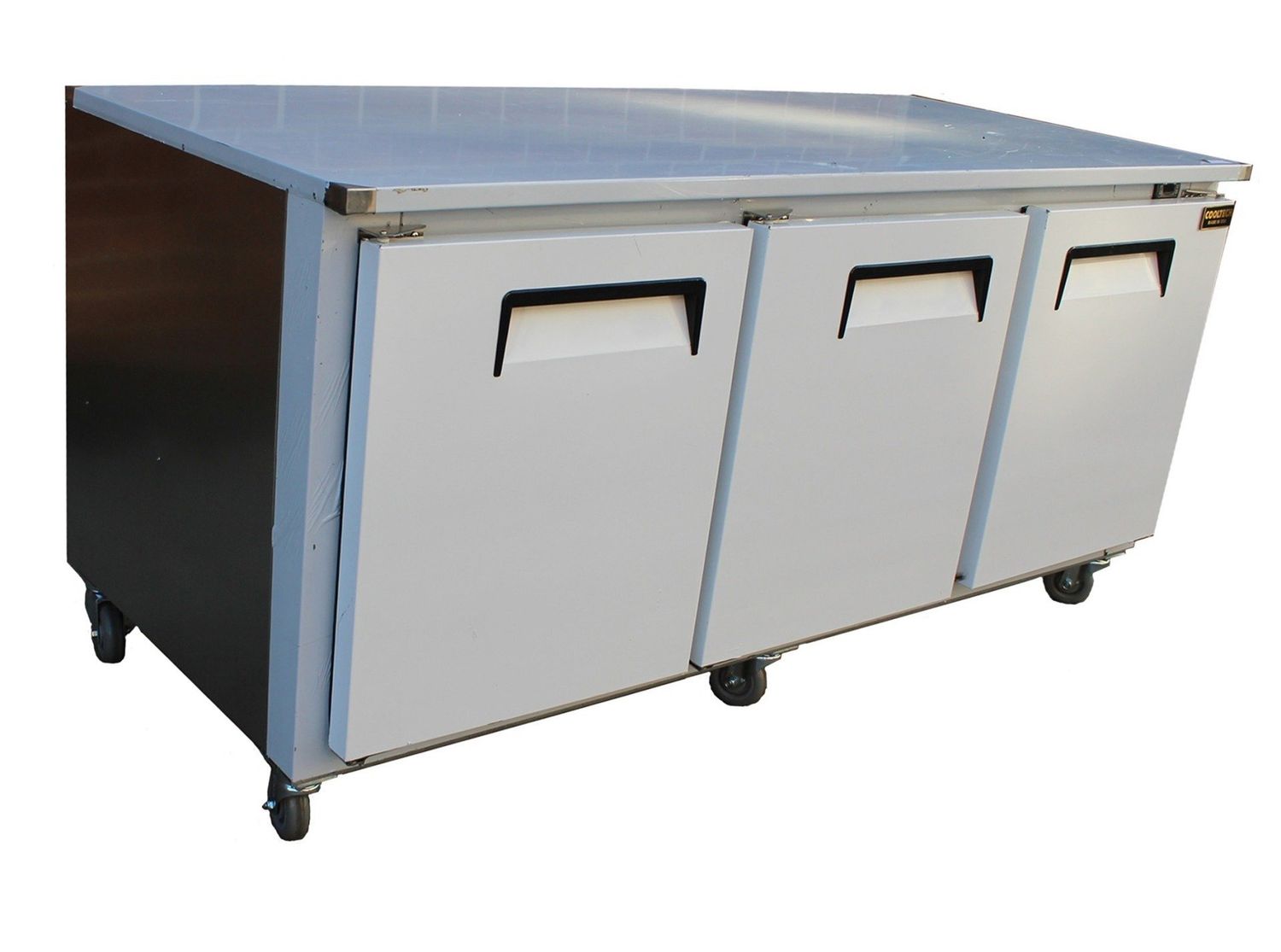 Cooltech 3-Door Low Boy Worktop Refrigerator 84"