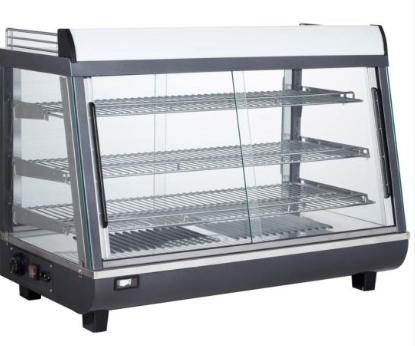 Marchia MHCC136 36” Heated Countertop Display, Front & Rear Access