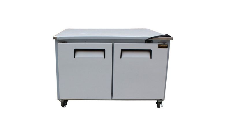 Cooltech 2-Door Low Boy Worktop Refrigerator 48"