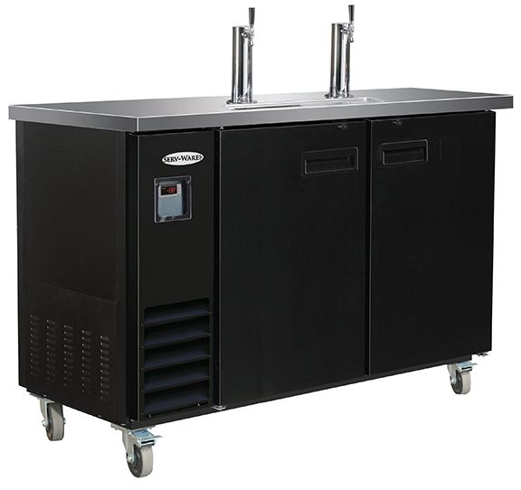 SERV-WARE 49" UNIT / 2 TOWER (49.1" W X 24.4" D X 36.4" H )