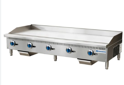 STANDARD RANGE SR-G60-M 60" Gas Griddle with Manual Control, 4 Burners, 150K BTU