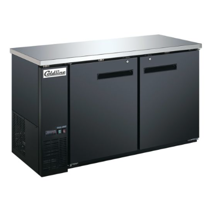 Coldline 60" Black body + 2 Black doors