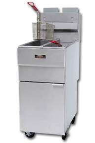 SPLIT POT GAS FRYER (4 TUBES)