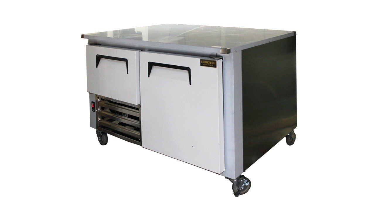 Cooltech 1-1/2 Door Low Boy Worktop Freezer 48"