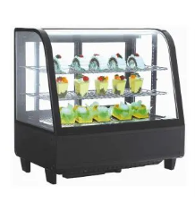 Marchia MDC100 27” Refrigerated Countertop Display Case, Black