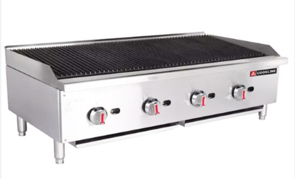 COOKLINE CCB-48 48" Radiant Char Broiler, 120K BTU