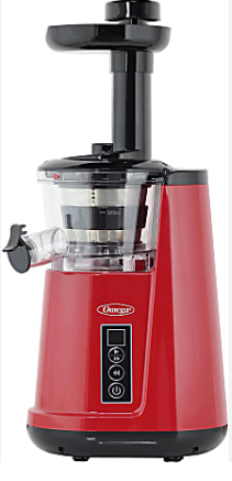 JC3000RD13 Omega Cold Press 365 Vertical Masticating Juicer, 3 Stage Auger, 120 Watts, Red