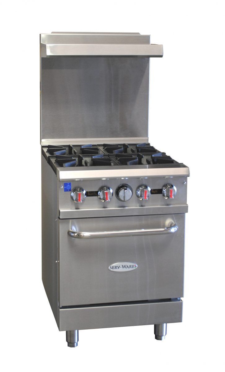 4-BURNER 24" GAS RANGE