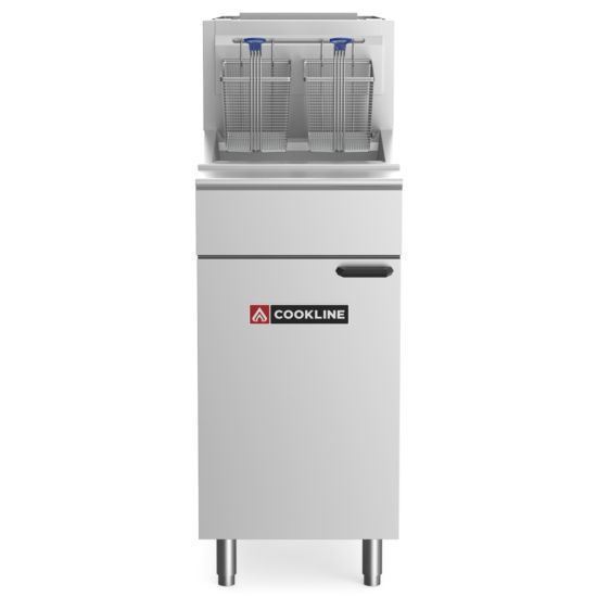 Cookline CF50-LP 50lb Floor Model Deep Fryer, (120K BTU), LIQ PROPANE