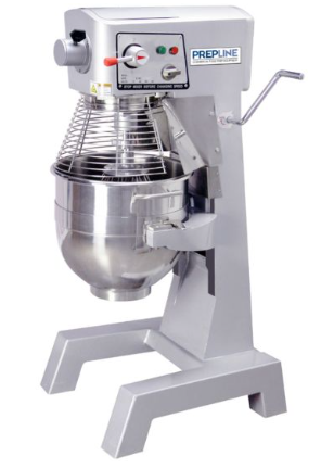PREPLINE PHLM30B-T 30 Qt Gear Driven Heavy Duty Stainless Commercial Planetary Mixe