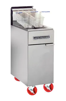 American Range AF-35/50 Gas Fryer - (1) 50 lb Vat, Floor Model, Natural Gas