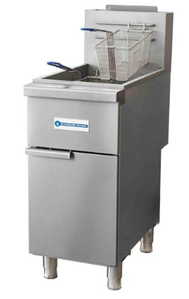 Standard Range SR-F3-NG 3 tube fryer - NG, 90K BTU