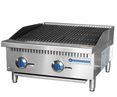 STANDARD RANGE SR-CB24-M 24" Charbroiler, 70K BTU