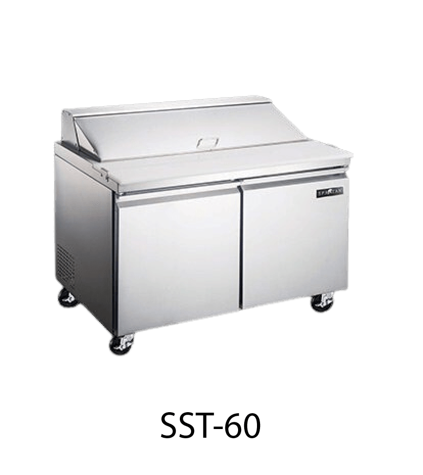 60'' 2-DOOR SANDWICH PREP STATION