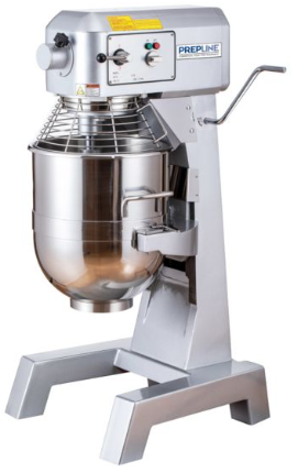 PREPLINE PHLM40B-T 40 Qt Gear Driven Heavy Duty Stainless Commercial Planetary Mixer