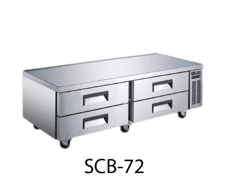 72" CHEF BASE REFRIGERATOR