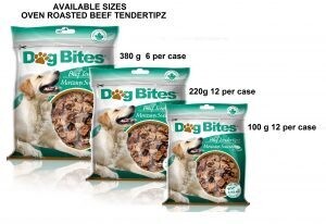 DOG BITES FD BEEF TENDERTIPZ 220G