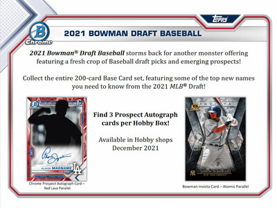 2021 Topps Bowman Draft MLB  Super Jumbo Hobby