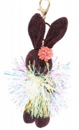 Keychain Glitter Bunny 15cm