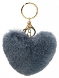 Fluffy Keychain Heart