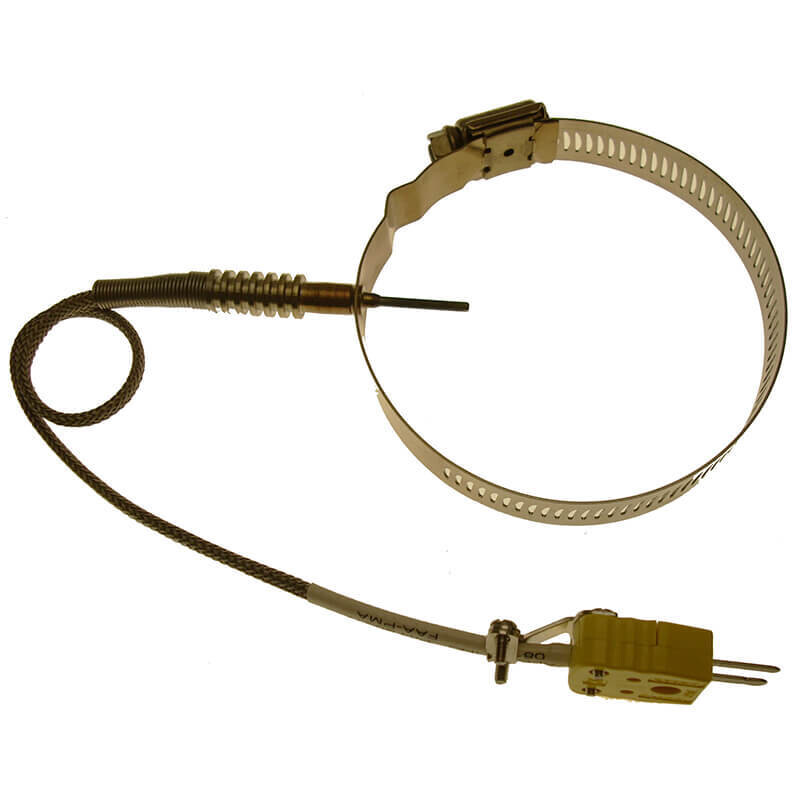 86343 - EGT/TIT Clamp Probe Ungrounded, Type K (Red and Yellow)