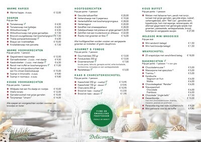 Kerstmenu's: Kerstmis, Oudjaar, Nieuwjaar | 2023-2024
