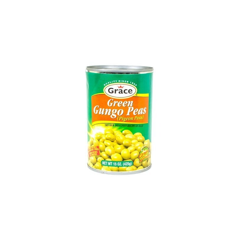 Grace Green Gungo Peas 15oz