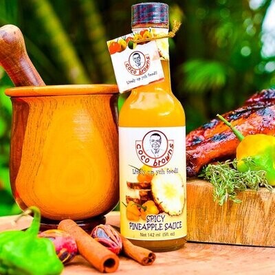 Coco Browns Spicy Pineapple Sauce 5oz