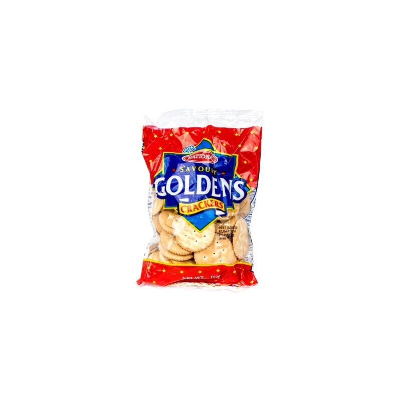 National Goldens Crackers 112g