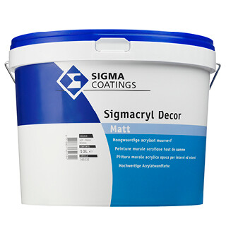 Sigmacryl Decor Mat Kleur