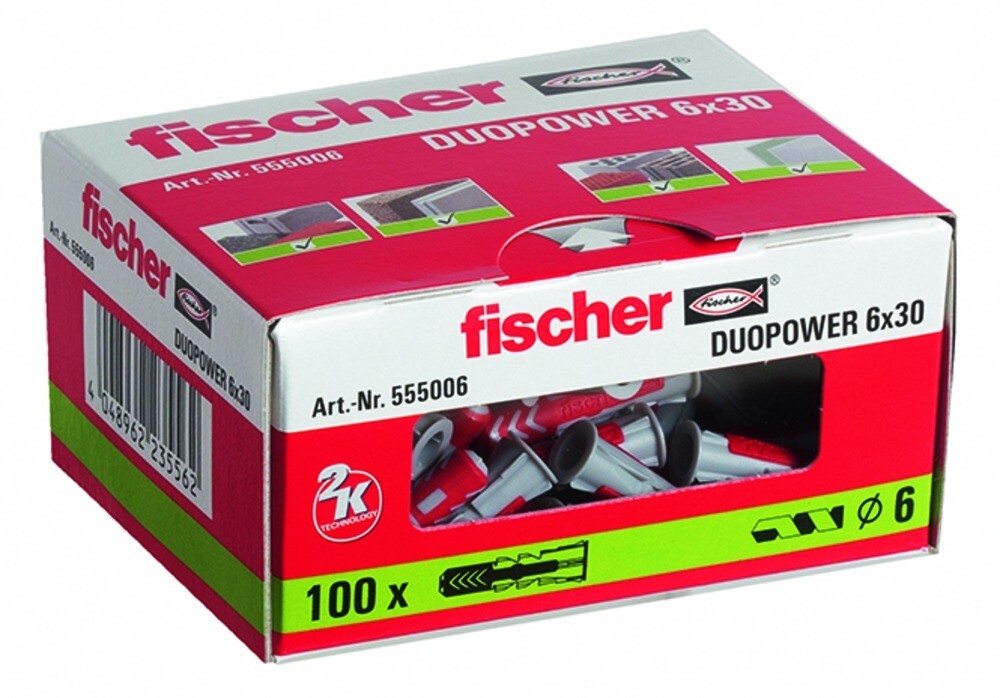 Fischer duopower 5 x 25 100 st