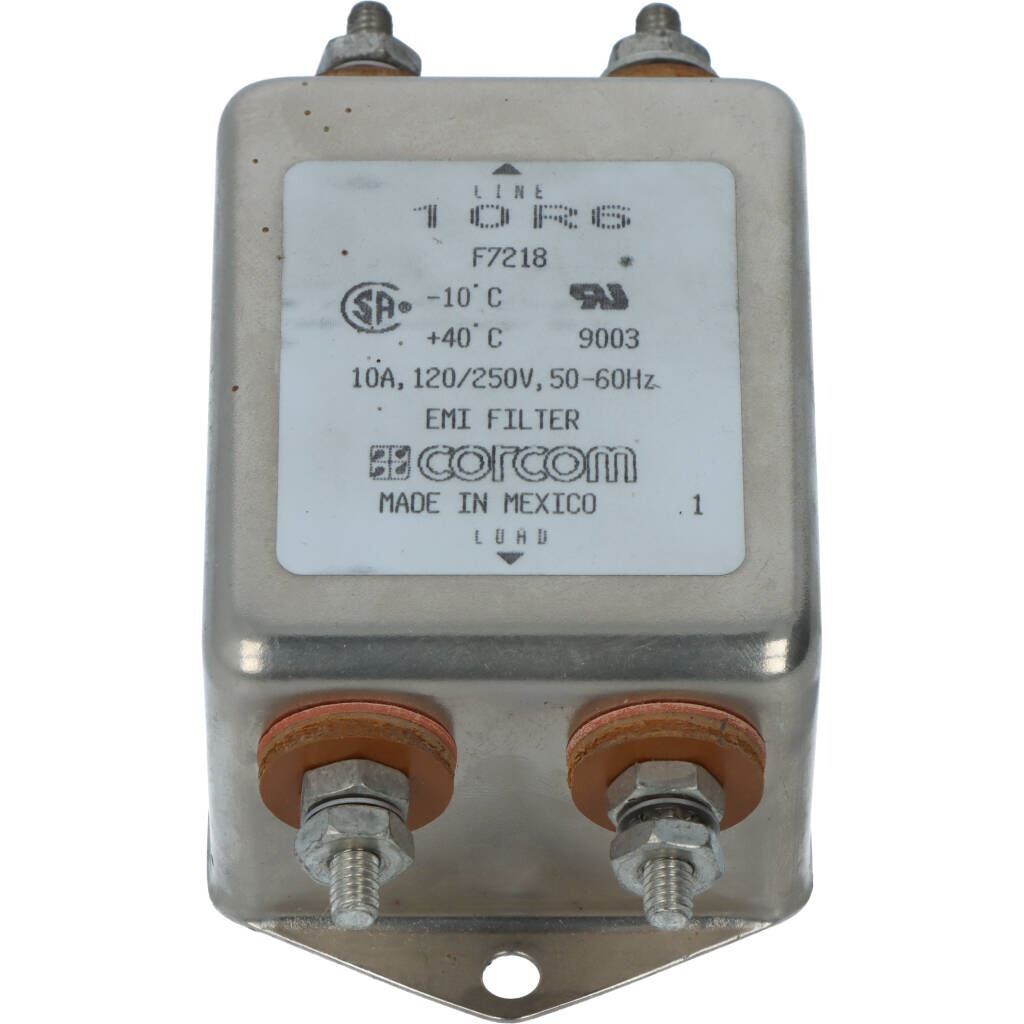 Power Line Filter 250 VAC, 10A, #8-32 Terminals