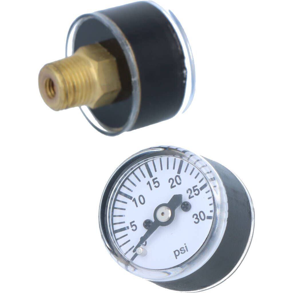 Gauge pressure 0-30 PSI 1/8