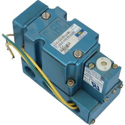 Valve Solenoid, 4 Way 120 Vac,Side ported 50/60 Hz Valve Solenoid, 4 Way 120 Vac,Side ported 50/60 Hz