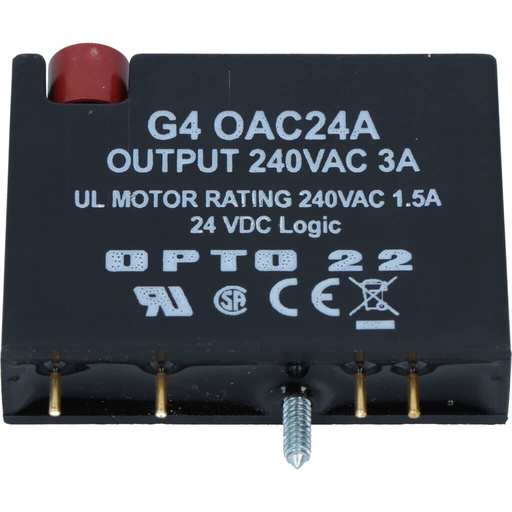 Opto 22 module, I/O, AC output 24-280VAC@3A Out, 18-32VDC Cont