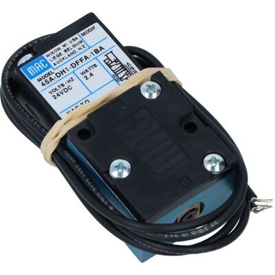 Valve Solenoid, 4 way 24VDC 2,4W, O-ring face Mounting