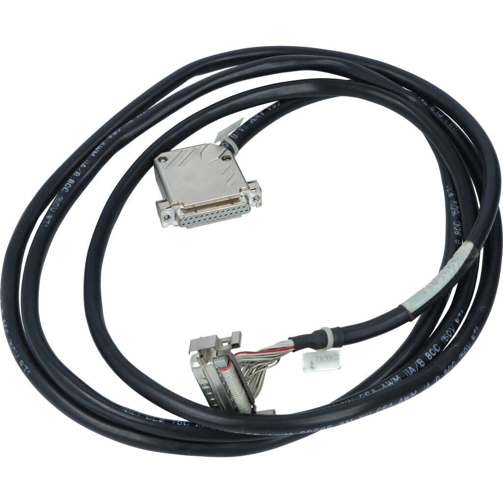 Cable assy, D-Sub 25P Pin, 25P Soc, W/45° Hood, 96