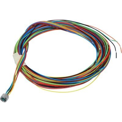Connector, 7 pin colored leads, ITT Cannon