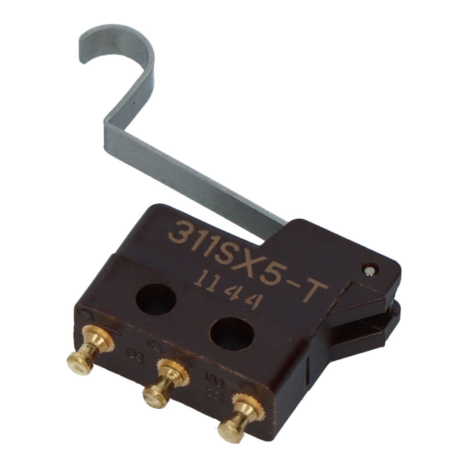Micro switch, SPDT, 5Amp, 28Volt, 0.46 Lever