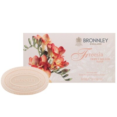 Freesia Triple Milled Fine Soap 3x100g Freesia Triple Milled Fine Soap 3x100g