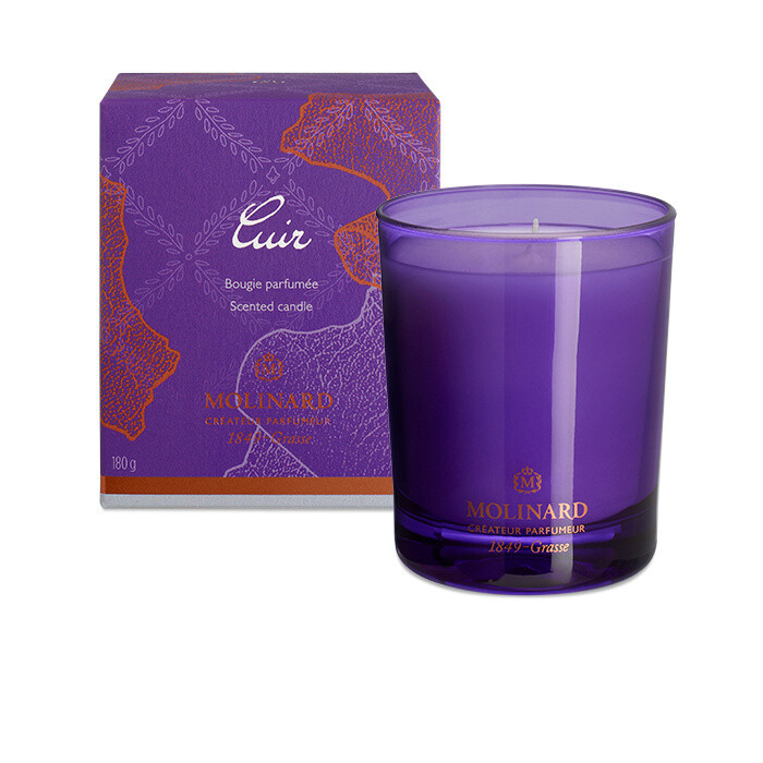 Scented Candle Cuir - Molinard