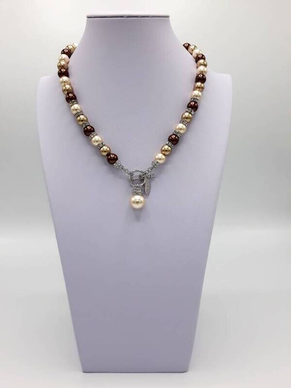 Ketting Parel Bruin Beige